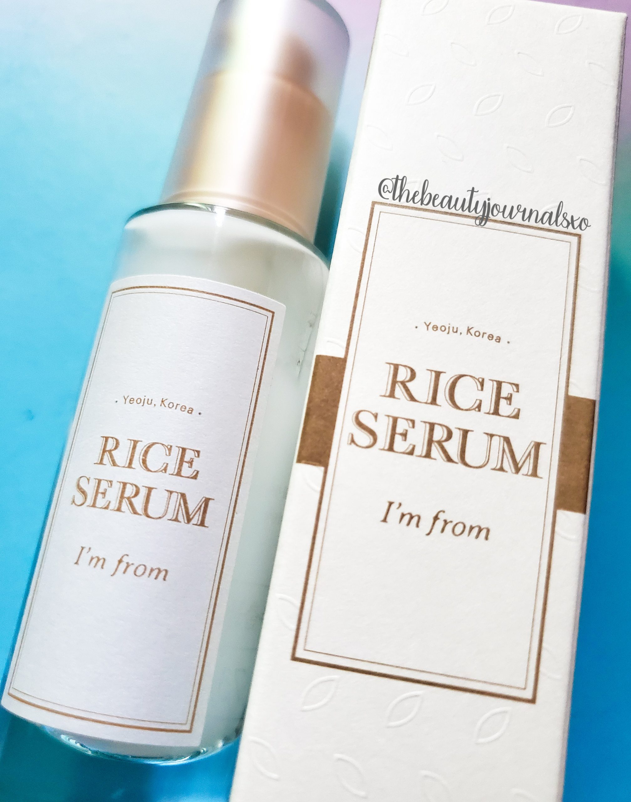 I’m From Rice Serum Korean Skincare Review – The Beauty Journals